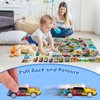ledorr 50 Pack Pull Back Toy Cars, Toddler Toys, Toy Cars with Storage Box, Party Favors for Kids, Mini Toys Race Cars Bulk, Gift for Boys Girls Toddlers 3 4 5 6 7 Year Old