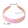 Santoddle Headbands for Girls 6Pcs Sparkly Baby Headband Glitter Hairbands Colorful Head Bands for Girls Party Favors