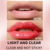 MIESCHER Glitter Lip Gloss Long Lasting Peal Shimmer Liquid Lipstick Diamond Lip Plumper Gloss Moisturizing Lip Balm Instant Shine Glossy Clear Glitter Lip Gloss Oil Non Sticky Lips Makeup(5#FLECHAZO