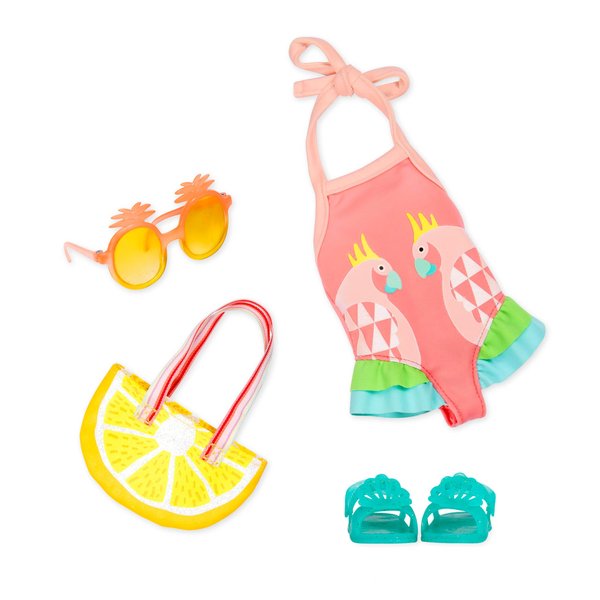 Glitter Girls - Ray of Light Swimsuit Outfit -14-inch Doll Clothes– Toys, Clothes & Accessories for Girls 3-Year-Old & Up