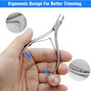 Cuticle Trimmer Cuticle Nippers,Professional Stainless Steel Cuticle Cutter Cuticle Remover,Pedicure Manicure Tools for Fingernails and Toenails