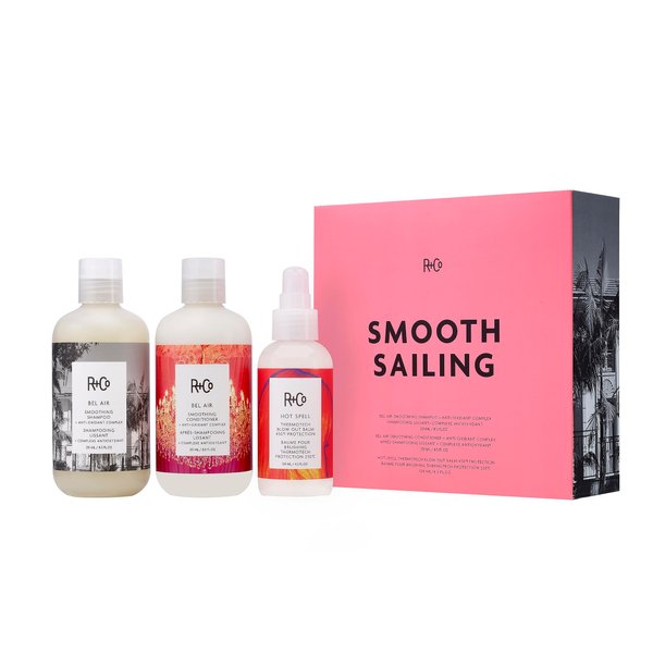 R+Co Smooth Sailing Kit | Smoothing + Nourishing + Moisturizing Hair Kit | Vegan + Cruelty-Free | 21.2 Oz