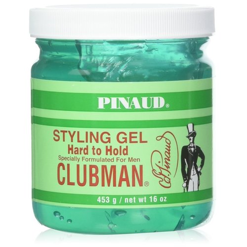 Clubman Pinaud Hard to Hold Styling Gel, Firm Hold with Incredible Shine, 16 oz