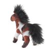 Folkmanis Mini Horse Finger Puppet,Brown; Black; White