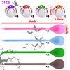AMENON 12 Player Halloween Games, 12 Halloween Eyeball Egg & 12 Spoon Race Game for Kids Adults, Halloween Party Favors Supplies, Halloween Party Game Toys Outdoor Classroom Carnival Games Treats Gift