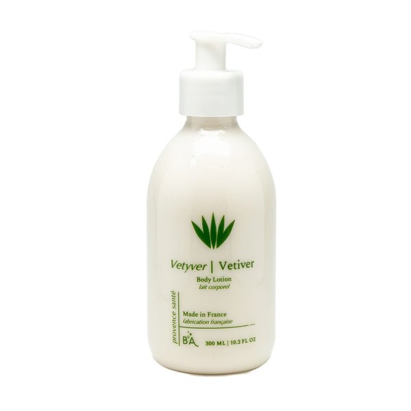 Provence Sante Body Lotion Anti Aging Cream Ultra Hydrating Heal & Restore Dry Skin Nurturing Moisturize Massage Made in France 10.2 Ounce (Vetiver)