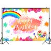 Mocsicka Painting Party Birthday Backdrop Art Paint Let's Paint Dress for a Mess Birthday Party Decorations Dress for a Mess Splatter Background Paint Party Cake Table Banner (7x5ft (82x60 inch))