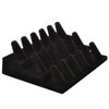 Bocar Black Velvet Finger Ring Display Showcase Organizer Holder Jewelry Storage Counter (18JZZ)