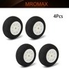 MroMax RC Airplane Wheels 1.57" Dia,4Pcs Foam Wheel Replacement for DIY RC Model Plane Aircraft