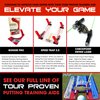 EyeLine Golf Impact Ball Liner - Training Aid Accessories - 3 -Pack Red Alignment Kit Marker Pen by Hank Haney. Align Ball See Putter face Alignment to Target line. Immediate Short putt Improvement