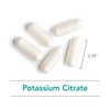 Nutricology Potassium Citrate - for Men & Women, Organic, Pure, Well-Absorbed, 99mg Supplement, Vegetarian Capsules - 120 Count