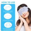 XPCARE 48 Pack Steam Eye Masks for Dry Eyes, Self Heated Steam Warm Eye Mask, Disposable Heated Eye Mask for Dark Circles, Puffy Eyes, Relief Stress Eye Fatigue (Unscented)