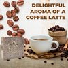100% Handmade Coffee Scrub Soap Bar with Fresh Ground Coffee and Cocoa Butter - Coffee Scrub Cold Process Soap with Coffee Latte Aroma Oil - Good Scrubbing Effect - Body Exfoliating and Moisturizing