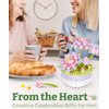 PieceRelax Flower Bouquet Building Decoration Set - Artificial Flowers Mini Bricks Potted Tulip Home Accessories or Best Gift Valentine Décor for Him and Her Botanical for Adults [KZ1030]