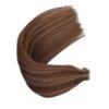 Tape in Hair Extensions Real Human Hair 20 Pieces Double Sided Tape in Hair Skin Weft Invisible Remy Hair Extensions Tape on Brown to Auburn Brown Highlights Remy Hair Extensions Tape ins 14Inch 30G