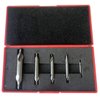 LLDSIMEX 5PC M2HSS Combined Center Drills Countersinks 60 Degree Angle Bit Set