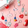 Henoyso 36 Pack Nurse Keychain Nurse Gifts for Christmas Party Favors CNA Nurses Week Gift Nurse Week Day School Nurse Gifts Rn Nurse Keychains(Elegant Style)