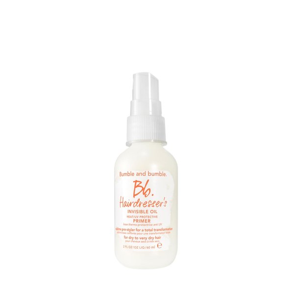 Bumble and bumble Hairdresser's Invisible Oil Heat/UV Protection Leave-In Conditioner Hair Primer, Mini Travel Size, 2 fl. oz.