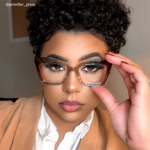 VOOGLAM Rectangle Blue Light Blocking Glasses for Women Anti UV Eyestrain Eyewear Galarza