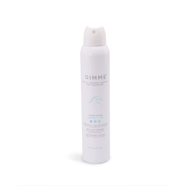 Gimme Beauty - Beachy Coconut Revival - Clean Dry Shampoo with Biotin & Aloe Vera for an Instant Refresh, Volume, & UV Protection - Free of Sulfates, Aluminum Starch, & Parabens (5 Oz)
