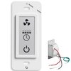 Homewerks 7150-11 Bathroom Fan LCD Control Switch with Fan Timer for 2-Function Switch
