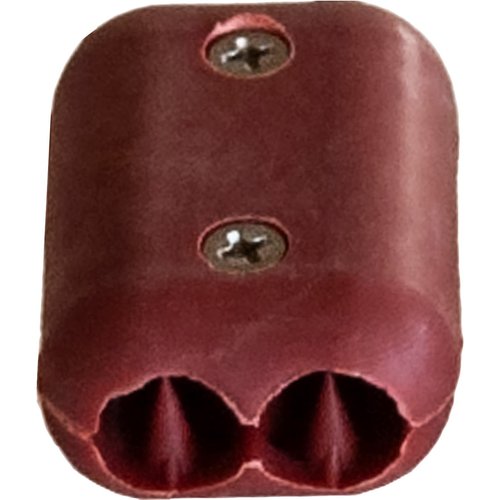 1/2 Inch Double OT Reusable Rope Clamp Twenty Five (25) Pack (Red)