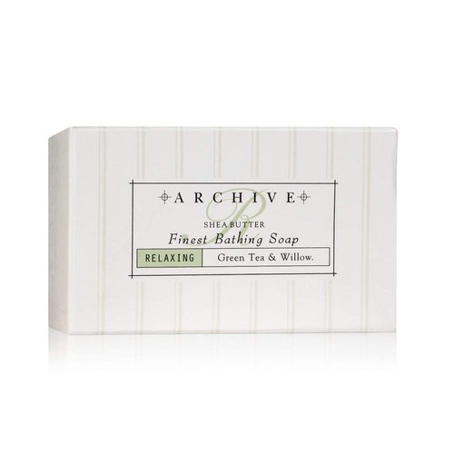 Archive Essentials Green Tea & Willow Shea Butter Facial Soap, 1.25 Ounces Each - Set of 8
