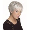Gabor Renew Tapered Boy Cut Wig by Hairuwear, Average Cap, G4+ Dark Chocolate Mist