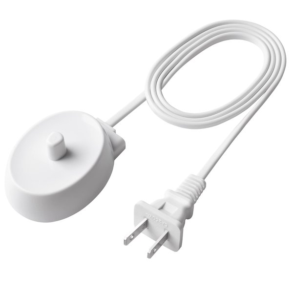 Toothbrush Charger for Braun Oral B Electric Toothbrush,Inductive Charging Base Model 3757 Portable Waterproof Power Cord