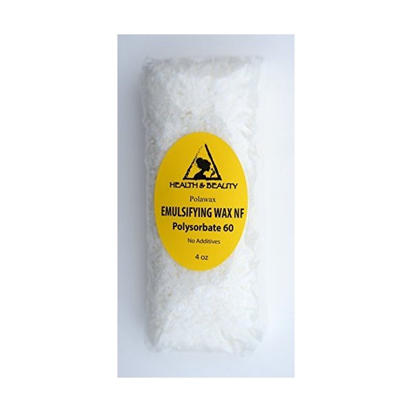 Emulsifying Wax NF Polysorbat​e 60 Natural Polawax Non-GMO Premium Quality 100% Pure 4 oz