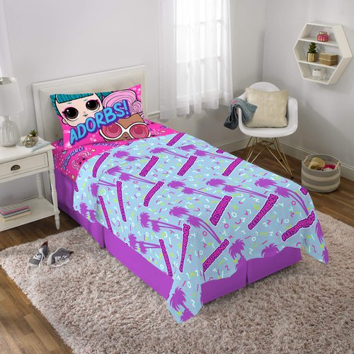 Franco Kids Bedding Super Soft Sheet Set, Twin, LOL Surprise