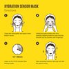 Soo'AE Hydration Sensor Hydrating Face Masks 12 Count - Moisturizing, Soothing, Smart Color Change facial mask skincare sheet masks for face Korean face mask Cica, Madecassoside, Hyaluronic Acid