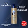 Vaseline Radiant X Even Tone Nourishing Body Lotion With 1% Niacinamide, Coconut Oil, Vitamin C, & Peptides 11 oz