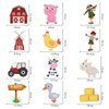 Farm Animals Party Decorations Farm Birthday Hanging Swirls, Assembled and Ready to Use, Countryside Party Decor Supplies Hanging Swirl Kids Party Streamers 24pcs Baby Shower Party Decor Banner