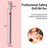 C12rtive Nail Drill Bit,Cylinder Diamond Carbide Cuticle Remover Bit,3/32" Shank,Professional Diamond Carbide Nail Drill Bit for Acrylic Gel Nails,Home Salon & DIY(Fine)