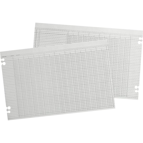 Wilson Jones Columnar Ruled Sheets, 11" x 17", 36 Lines, 30 Columns, 100/Pack (W50-30A)