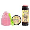 Pink Lemonade Soothing & Luscious Lips by OverSoyed Exfoliator & Chapped Lip Repair Lip Care Combo | Artisan Handcrafted to Order Refreshing Juicy Tart Lemon Lime Sugary Flavored Exfoliating Sugar Lip Scrub & Lip Moisturizer Balm Gift Set