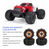 RC Car Tires, 4pcs RC Beach Tires Multifunction Waterproof Rubber Remote Control Car Wheel for 1/12 1/10 RC Cars