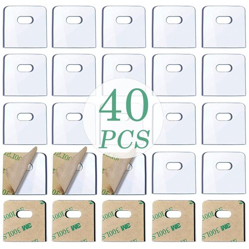 Vertical Blind Repair Tabs/Blind Fixer Tabs/Verticle Blind Repair Kit for Vertical Blinds Replacement Slats（40pcs）