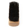GranNaturals Boar Bristle Slick Back Hair Brush - Palm Size - Soft Medium Smoothing Hairbrush to Style, Polish, & Lay Hair Down Flat to Create a Sleek Frizz Free Hairstyle for Women and Men