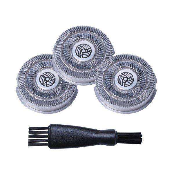 SW-S7105 Replacement Shaver Head Blades Compatible with SW-S7105 Waterproof Electric Razor Wet & Dry Rotary Shavers With Clean Brush