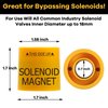 Solenoid Valve Magnet Tool #TLMKC, Solenoid Valve Troubleshooting Magnet 18 mm, Fits All Common Industry Valves
