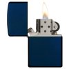 Zippo Lighter - Personalized Customize Message Engrave Matte Colors Windproof Lighter (Navy Blue) #239