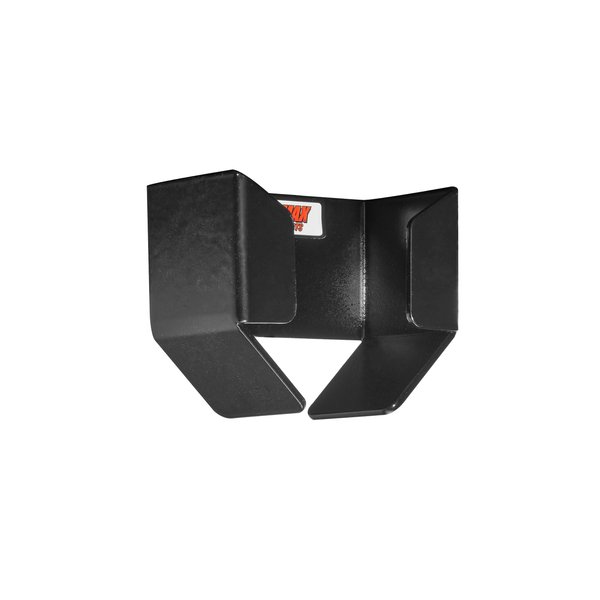 Extreme Max 5001.6177 Wall-Mount Aluminum Air Gauge Pouch Holder for Enclosed Race Trailer, Shop, Garage, Storage - Black