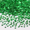 SAVITA 50 Grams 6mm Weed Leaf Glitter, Makeup Nail Body Art Leaf Glitter Flakes Sequins for DIY Crafts Festival Decoration (Green)