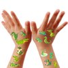 Oringaga 400PCS Reptile Crocodile Alligator Temporary Tattoos Sticker- Crocodile Alligator Party Birthday Supplies Decorations Goodie Bag Favors Stickers(24 Sheets)