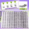 Mavphnee Natural Lash Clusters Wispy Eyelash Extensions C Curl Lash Extension10-16MM Eyelash Clusters 132 Pcs Lash Individuals DIY at Home