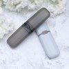 SUPVOX Portable Toothbrush Case Box Travel Capsule Oran Denture Care Container Travel Women Men 2pcs Black and Blue