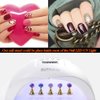 2 Set Acrylic Nail Practice Stand Magnetic Nail Tip Art Display Stand Holder Manicure Tool with Reusable Adhesive Putty Clay for Home Salon Makeup (MetalPink and Silver)