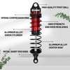 OGRC Oil Shock Absorber RC Shock Absorber Damper Set for Traxxas Slash 2WD Hoss Rustler 4X4 VXL Slash 4X4 Bandit Nitro Stampede 1/10 Upgrades Parts Replace of 5862 (Black Red)